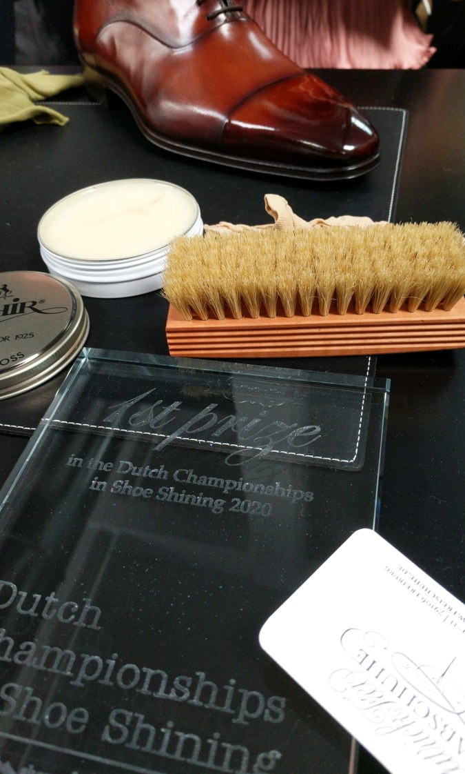 The Dutch Shoe Shining Champion 2020 is Theo of Shoe Spa Amsterdam